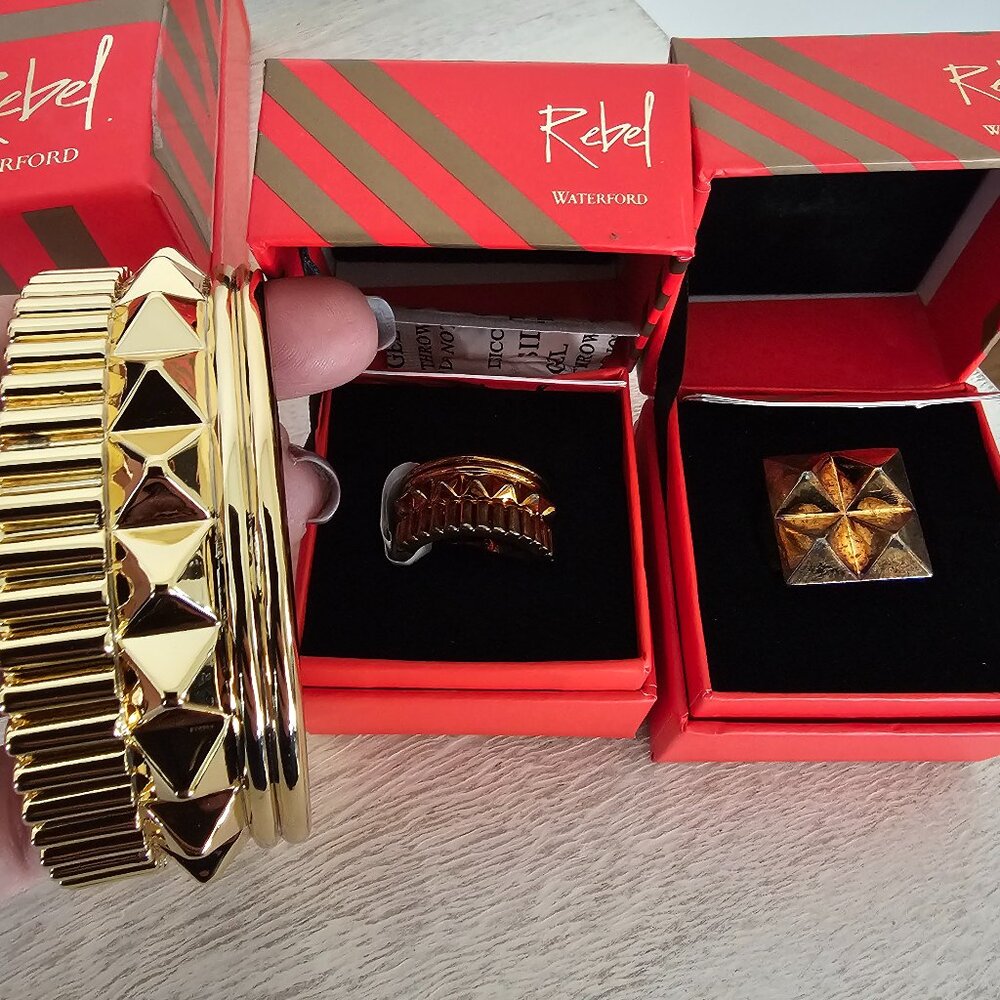 Collection of Waterford Rebel Crystal Jewelry Designed by Jo Sampson